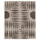 Wool Geometric Area Rug in Brown/Gray/Neutral