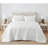 Cannon Solid Oversized Percale 3 Piece Quilt Set-101462428-101462429