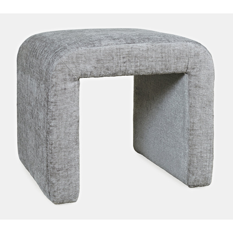 Sefrou Accent Stool, Silver Grey