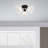 Becky Glass Flush Mount-22240817