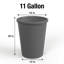 Poubelle commerciale en plastique 11 gallons