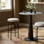Larisa Upholstered Stool with Metal Frame-497663714