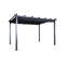Hales Black Aluminum Roof for Pergola-347472598