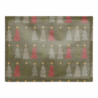 Dushaj Cotton Floral Rectangle Placemat