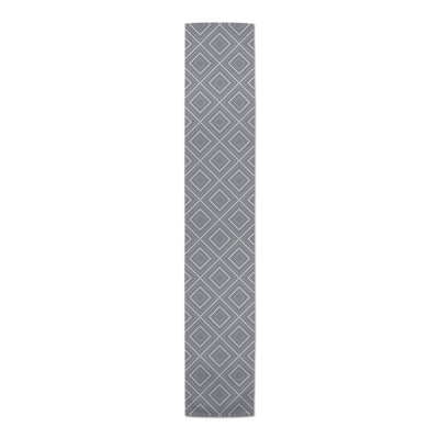 Auric Rectangle Geometric Polyester Table Runner
