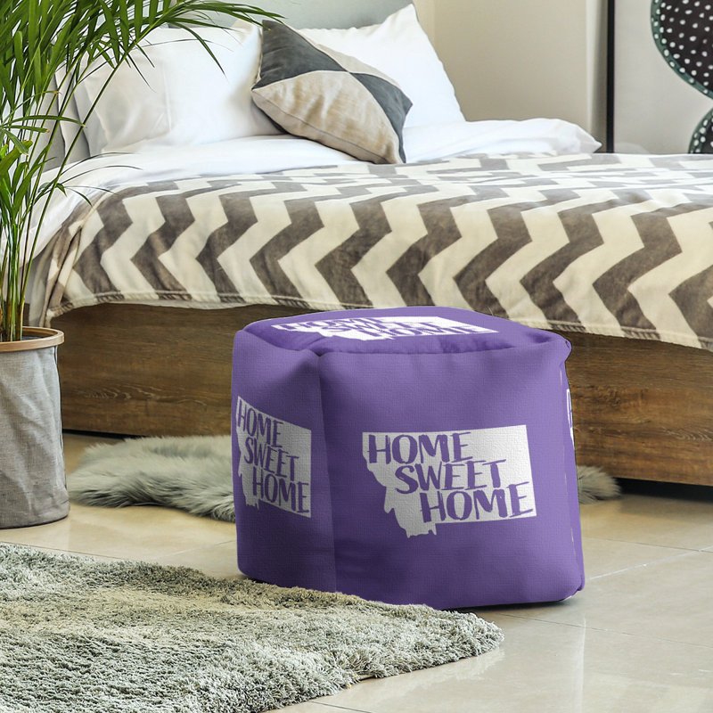 Repose-pieds à cubes montana the home, Mauve