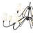 Moniet 12 - Light Steel Dimmable Shaded / Spider Chandelier-1623002484
