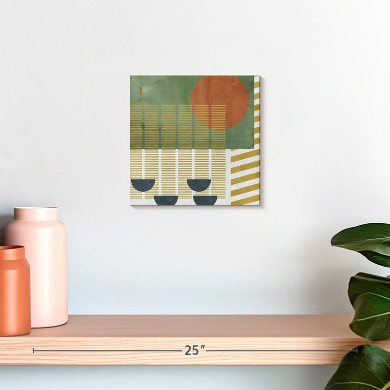 Soleil Rouge I, 10" H x 10" W