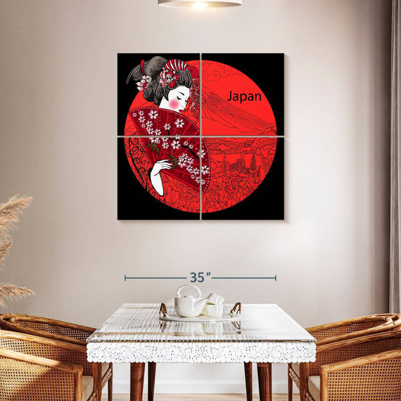 Leisha Red Japanese Geisha