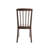 Slat Back Solid Wood Dining Chair in Espresso Finish