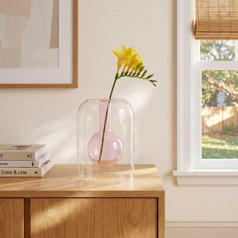 Mina Glass Table Vase - Set of
