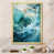 Impression dorée sur toile encadrée