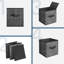 Cubes de rangement, bacs en tissu non tissé de 28 cm avec poignées doubles, ensemble de 6, organisateurs de placard pour tablettes, pliables, pour les vêtements-1075355109-1075355104