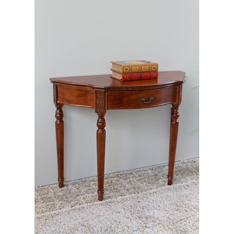 Arvinjot 39'' Solid Wood Console Table