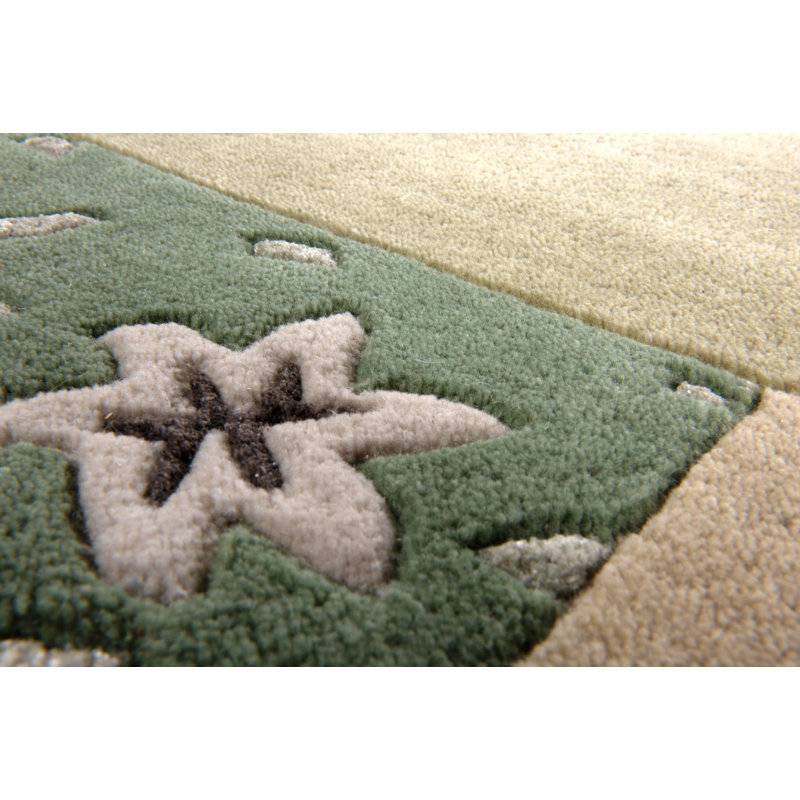 Royal Ganges Hand Tufted Green Rug, Runner 70 x 620cm