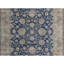 Hand-Knotted High-Quality Blue and Gold Area Rug