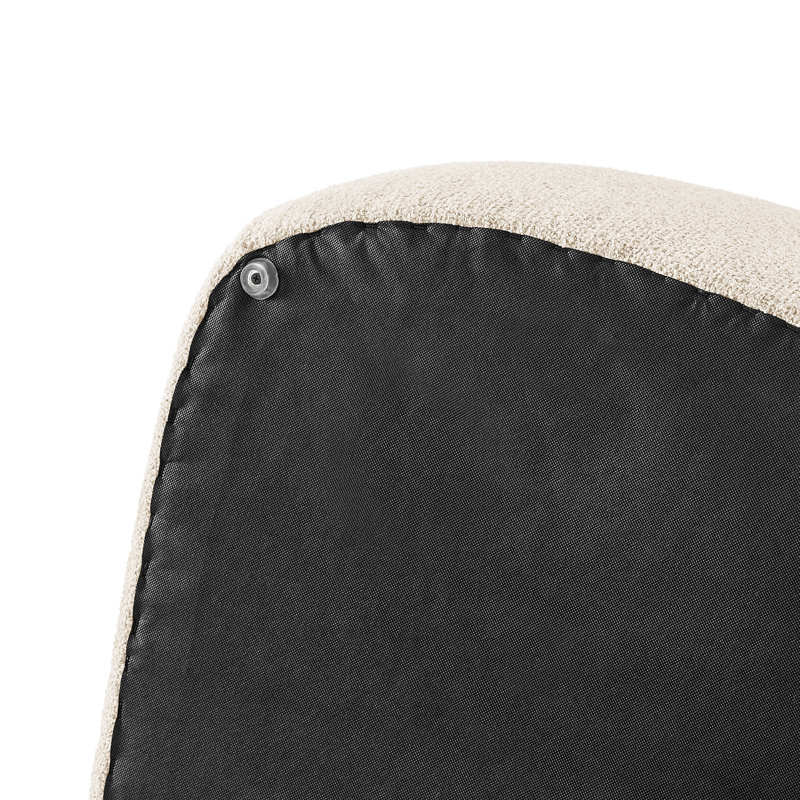 Hexham Carlese Fabric Big Ottoman, Palladian, Beige