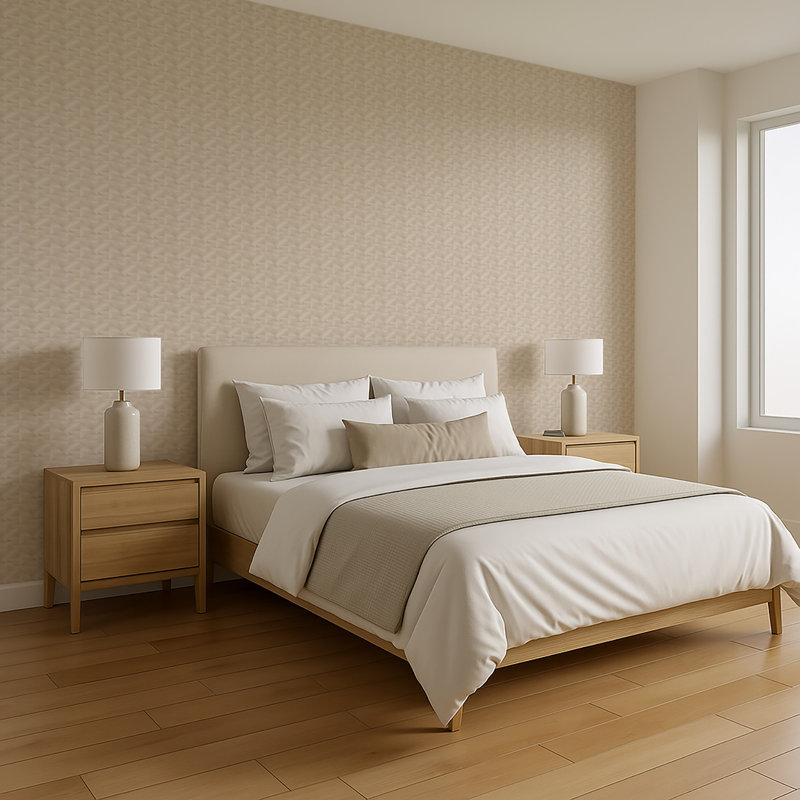 Prism Threads Wallpaper, Beige