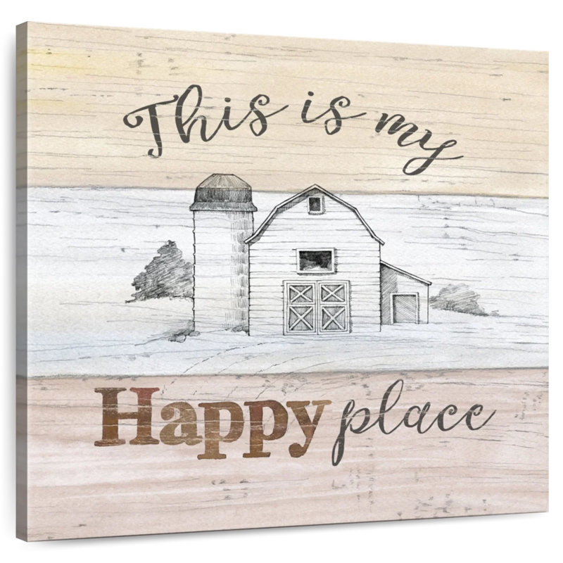 Plaque murale Khylige Farmhouse I, H 30 po x l 30 po
