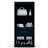 Mulberry Wardrobe Closet with Hanging Rods, Drawers and Adjustable Shelves in Midnight Blue -1883572172
