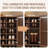 Walnut Solid wood Shoe Storage