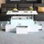 Lift Top Frame Coffee Table with Storage-1728441019