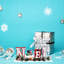 Lettres de table en bois rustique Noel