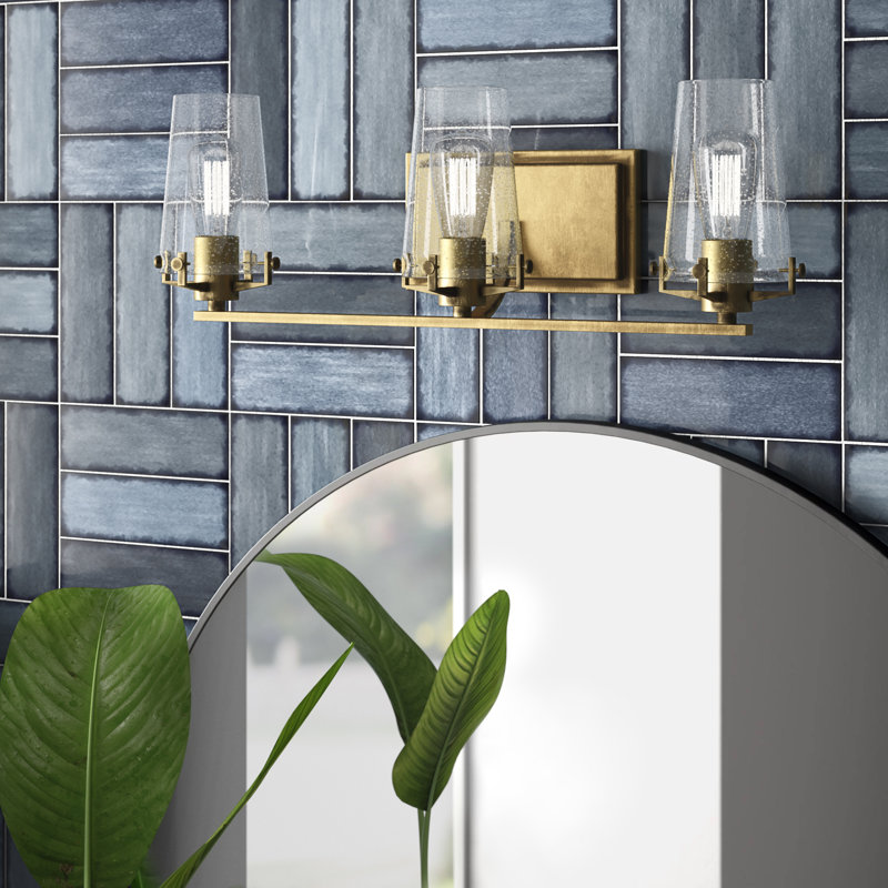 Akali 3 - Light Vanity Light, Natural Brass