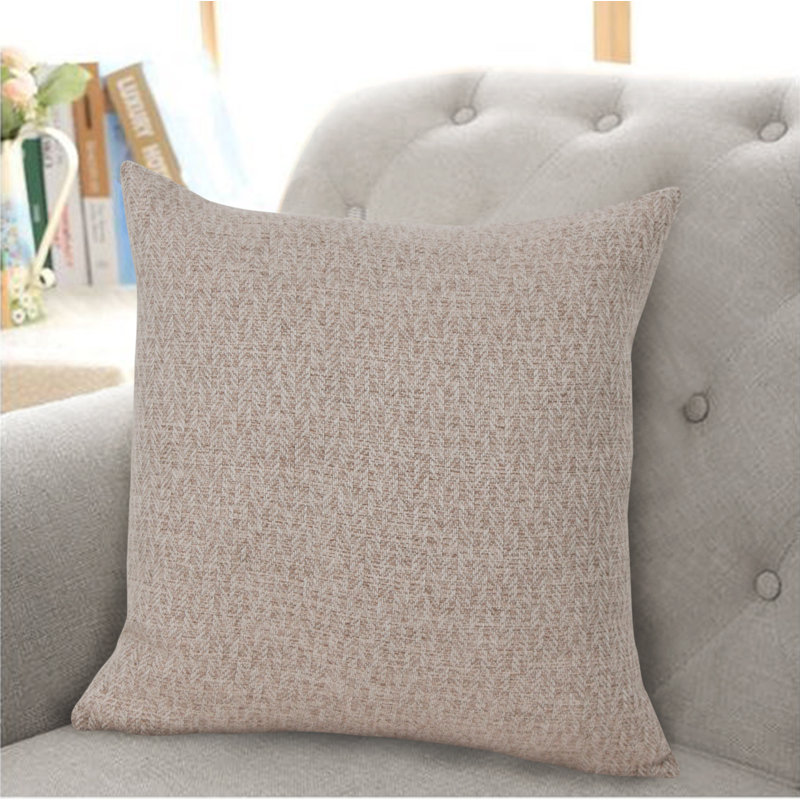 Hisaye Square Cushion, Ochre