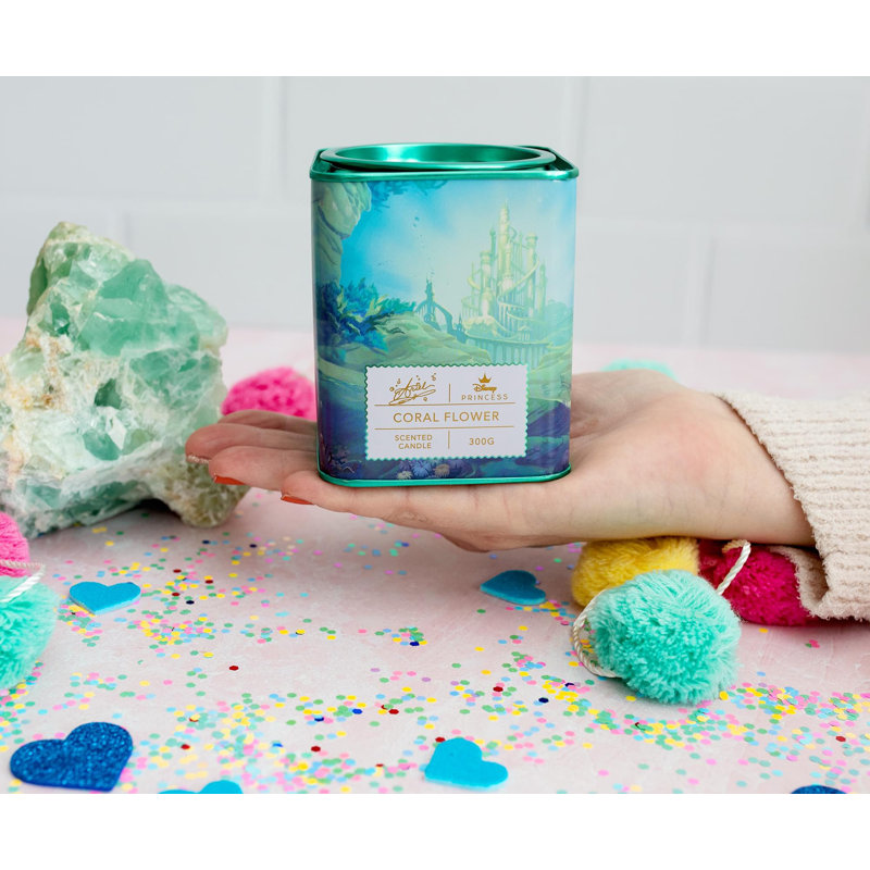 Ariel Coral Flower Scented Soy Tealight Candle
