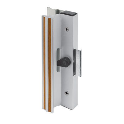 Ensemble de poignées de porte coulissantes en verre, style pince, montage en surface, aluminium (paquet simple)