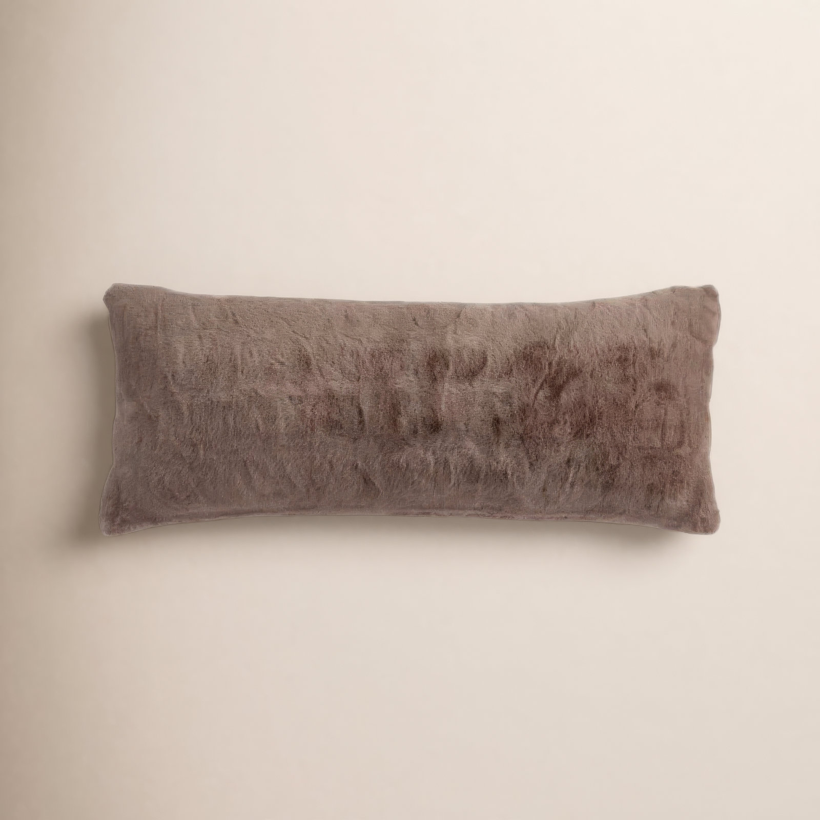Ruched Rabbit 36" x 14" Pillow, Pink Blush