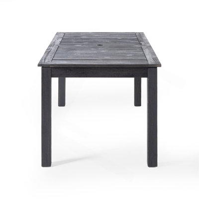 Outdoor Expandable Acacia Wood Dining Table