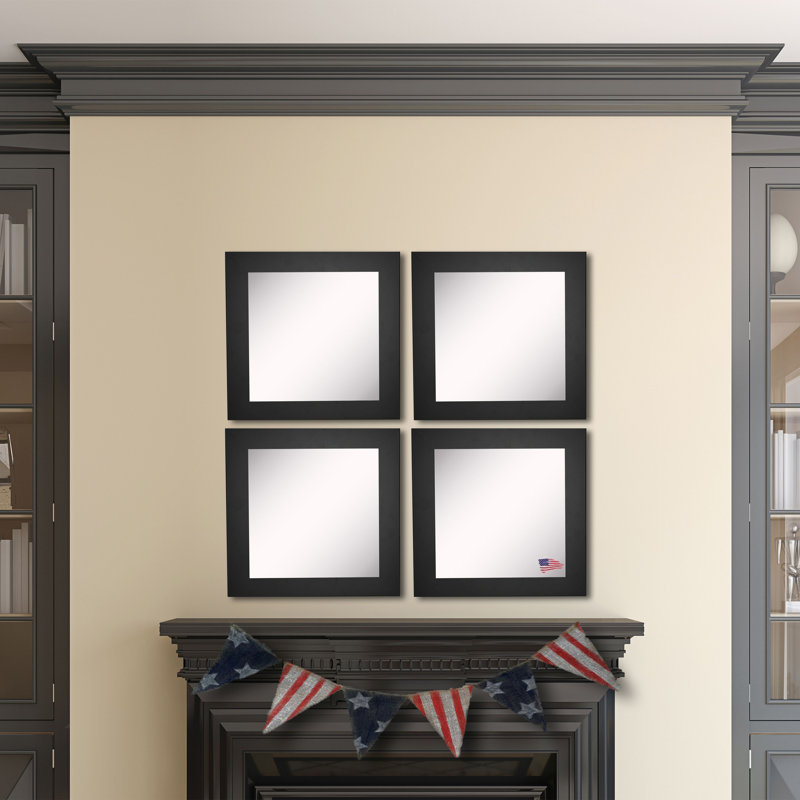 Ensemble de miroirs muraux 4 pièces Dematteo