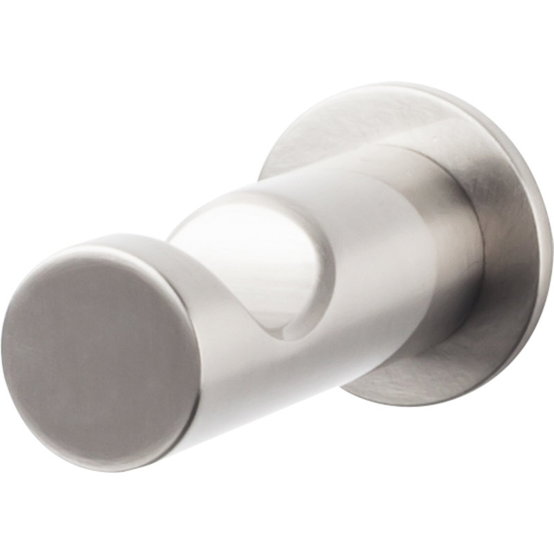 Hopewell Bath Wall Bath Hooks, Brushed Satin Nickel