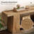 59-Inch Entryway Shoe Bench with Storage Shelf End of Bed Seat, Dining Bench for Kitchen, Living Room