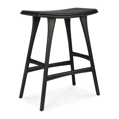Osso Upholstered Stool with Solid Wood Frame