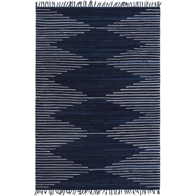 Gwin Cotton Southwestern Indoor Rug, Rectangle 7' x 10'