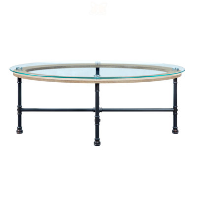 Glass Top Single Coffee Table