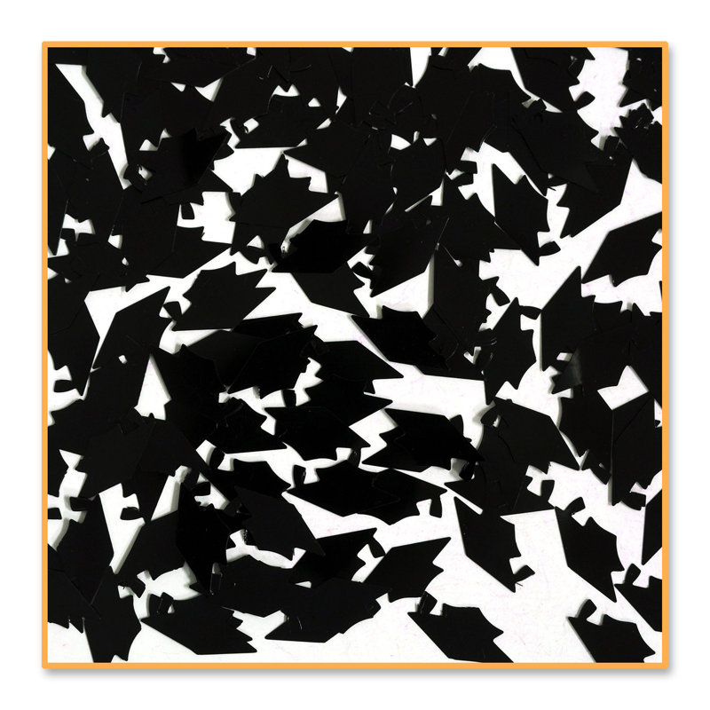 Confetti de bonnets noirs - paquet de 6