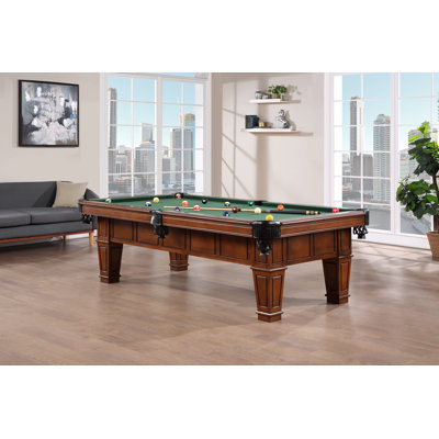 8' Brewster Pool Table-Classic Box Leg Design-Includes Professional Install ($1,000+ Value)