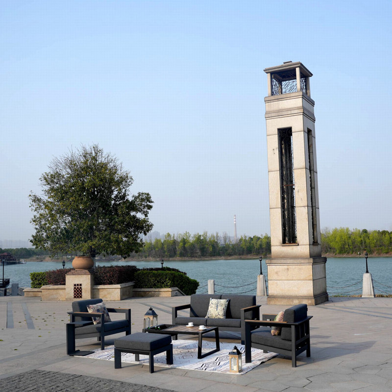 5 - Person Patio Conversation Set with Cushions