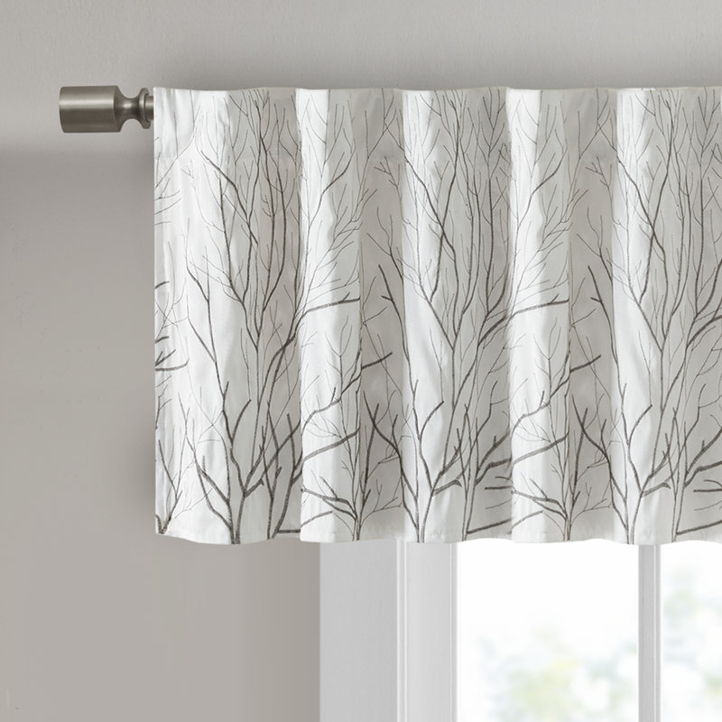 Cantonnière 50 x 18 po Andora, Blanc