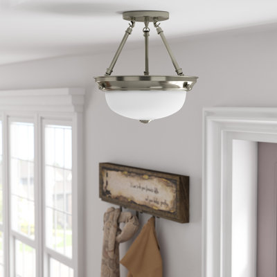Talib Glass Semi Flush Mount