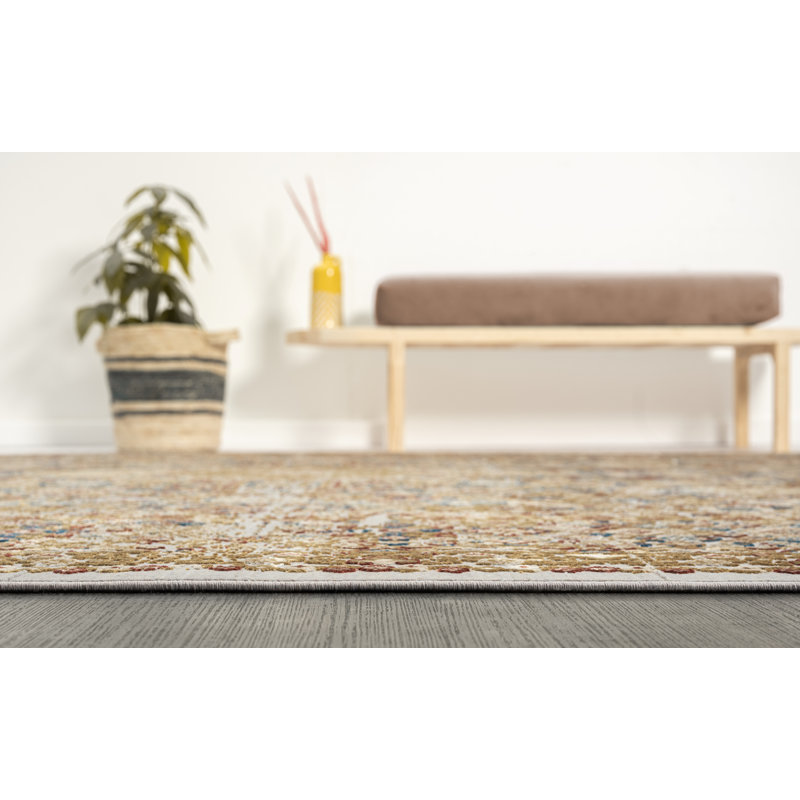 Lydian Area Rug in Gray, Rectangle 4' x 5'11"