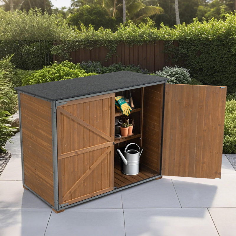 Armoire de rangement extérieure L 50,4 po x l 26,8 po x H 41 po