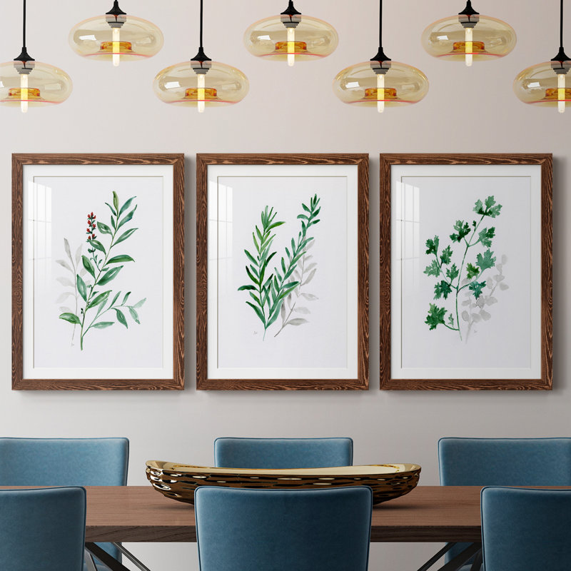 Freshly Picked I - ensemble de 3 cadres photo, Érable, H 31,5 po x l 47 po x P 1,5 po