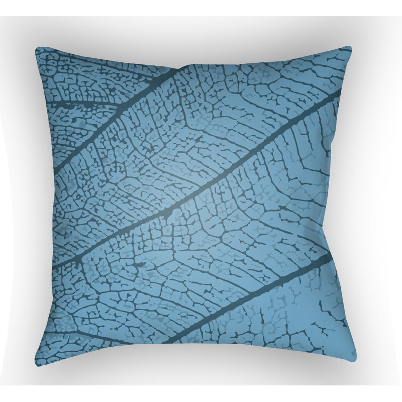 Textures Throw Pillow, Blue, 22" H  x 22" W x 5" D