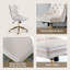 Chaise de bureau en velours et capitonnée-465846907