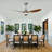 52" Farmhouse Ceiling Fan With Light And Remote, Quiet DC Motor 3 ABS Blade 6 Speeds Reversible Ceiling Fan For Bedroom-1465890148-1465890149